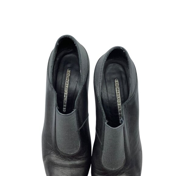 Donald J Pliner Metallic Leather Pointed Toe 3" Heel Slip-On Pumps Women Sz 7.5 - Picture 5 of 10